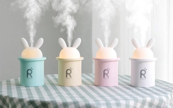 Aroma diffusors for kids mint, yellow, pink, white colors
