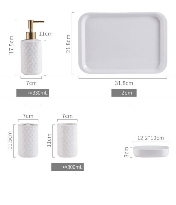 ceramic bathroom accessories