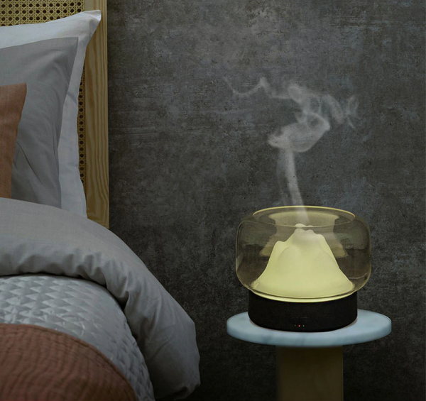 aroma diffuser in bedroom