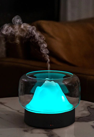 blue aroma diffuser light