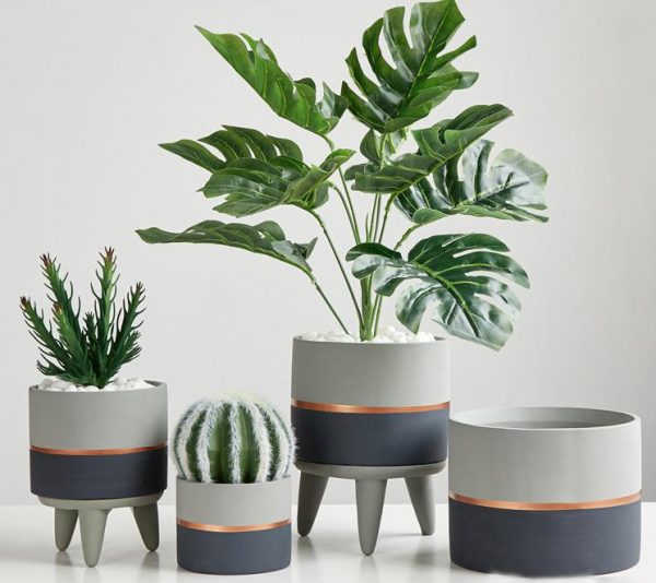 Modern Style Creative Cement Flower Pot Simple