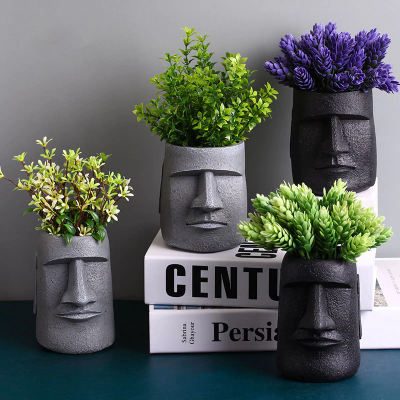 Creative head vases