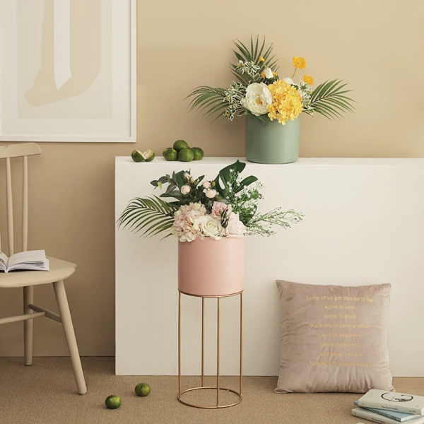 Nordic pastel flower pots modern design